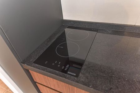 Sala - Cozinha Integrada de apartamento para alugar com 1 quarto, 31m² em Jardim das Acacias, São Paulo