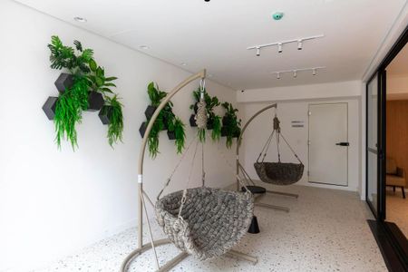 Studio para alugar com 33m², 1 quarto e sem vaga Studio para alugar com 33m², 1 quarto e sem vagaÁrea comum - Hall Social