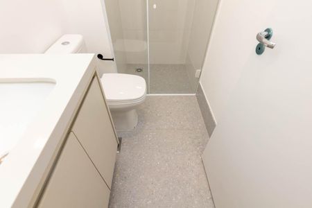 Studio para alugar com 26m², 1 quarto e sem vaga Studio para alugar com 26m², 1 quarto e sem vagaBanheiro