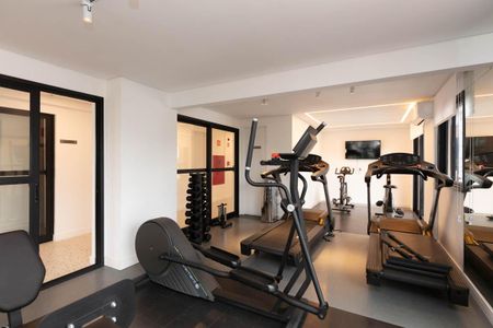 Studio para alugar com 26m², 1 quarto e sem vaga Studio para alugar com 26m², 1 quarto e sem vagaÁrea comum - Academia