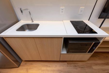 Studio para alugar com 29m², 1 quarto e sem vaga Studio para alugar com 29m², 1 quarto e sem vagaCozinha