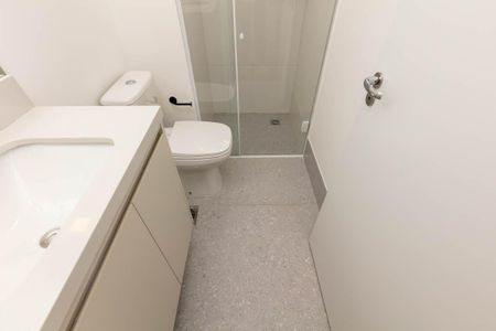 Studio para alugar com 29m², 1 quarto e sem vaga Studio para alugar com 29m², 1 quarto e sem vagaBanheiro