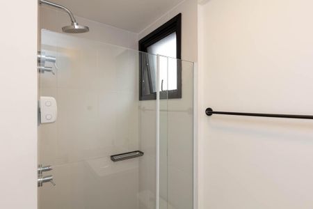 Studio para alugar com 29m², 1 quarto e sem vaga Studio para alugar com 29m², 1 quarto e sem vagaBanheiro