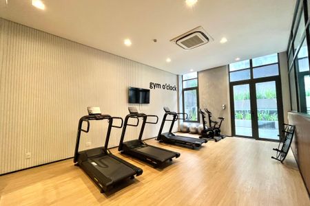 Studio para alugar com 26m², 1 quarto e sem vaga Studio para alugar com 26m², 1 quarto e sem vagaÁrea comum - Academia