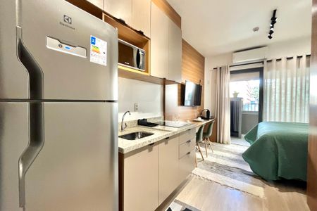 Studio para alugar com 26m², 1 quarto e sem vaga Studio para alugar com 26m², 1 quarto e sem vagaCozinha
