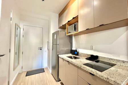 Studio para alugar com 26m², 1 quarto e sem vaga Studio para alugar com 26m², 1 quarto e sem vagaCozinha