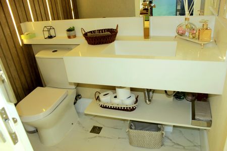 Apartamento à venda com 169m², 3 quartos e 3 vagasLavabo da sala