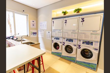 Apartamento à venda com 24m², 1 quarto e sem vaga Apartamento à venda com 24m², 1 quarto e sem vagaÁrea comum - Lavanderia