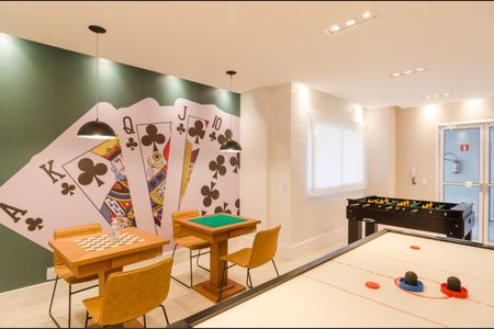Apartamento à venda com 68m², 2 quartos e 1 vaga Apartamento à venda com 68m², 2 quartos e 1 vagaÁrea comum - Salão de jogos