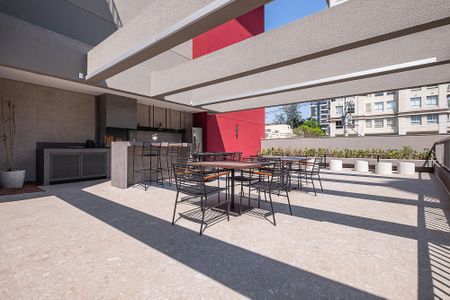 Studio para alugar com 25m², 1 quarto e sem vaga Studio para alugar com 25m², 1 quarto e sem vagaÁrea comum - Churrasqueira