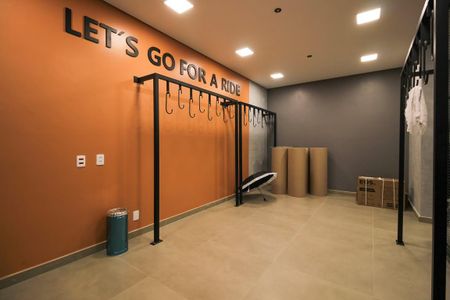 Studio para alugar com 25m², 1 quarto e sem vaga Studio para alugar com 25m², 1 quarto e sem vagaÁrea comum - Bicicletario