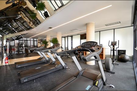 Apartamento para alugar com 54m², 1 quarto e 1 vaga Apartamento para alugar com 54m², 1 quarto e 1 vagaÁrea comum - Academia