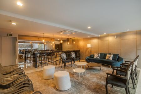 Studio para alugar com 28m², 1 quarto e 1 vaga Studio para alugar com 28m², 1 quarto e 1 vagaÁrea comum - Salão de festas