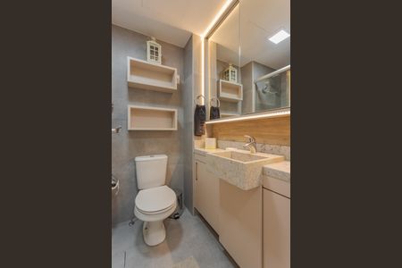 Studio para alugar com 28m², 1 quarto e 1 vaga Studio para alugar com 28m², 1 quarto e 1 vagaBanheiro