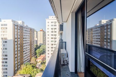 Studio à venda com 26m², 1 quarto e 1 vagaVaranda