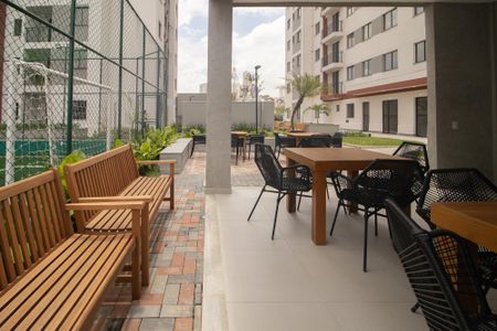 Apartamento para alugar com 36m², 2 quartos e 1 vaga Apartamento para alugar com 36m², 2 quartos e 1 vagaÁrea comum - Churrasqueira