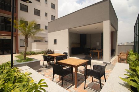 Apartamento para alugar com 36m², 2 quartos e 1 vaga Apartamento para alugar com 36m², 2 quartos e 1 vagaÁrea comum - Churrasqueira