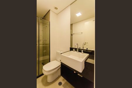 Studio para alugar com 25m², 1 quarto e sem vaga Studio para alugar com 25m², 1 quarto e sem vagaBanheiro