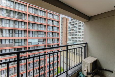 Studio para alugar com 25m², 1 quarto e sem vaga Studio para alugar com 25m², 1 quarto e sem vagaVaranda