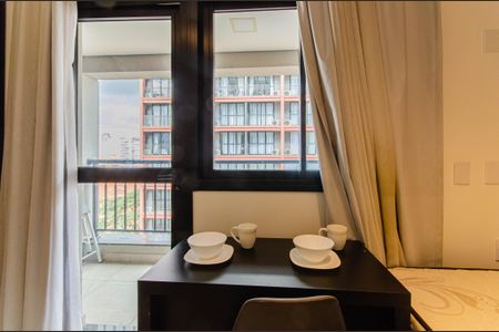 Studio para alugar com 25m², 1 quarto e sem vaga Studio para alugar com 25m², 1 quarto e sem vagaDetalhe Sala