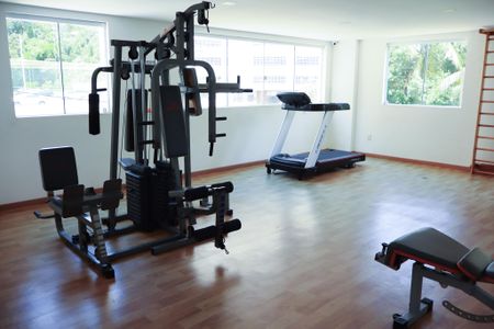 Apartamento para alugar com 42m², 1 quarto e 1 vaga Apartamento para alugar com 42m², 1 quarto e 1 vagaAcademia
