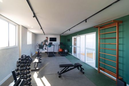 Apartamento para alugar com 48m², 2 quartos e 1 vagaÁrea comum - Academia