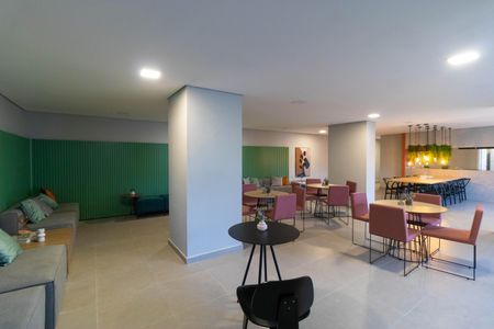 Apartamento para alugar com 48m², 2 quartos e 1 vagaÁrea comum - Salão de festas