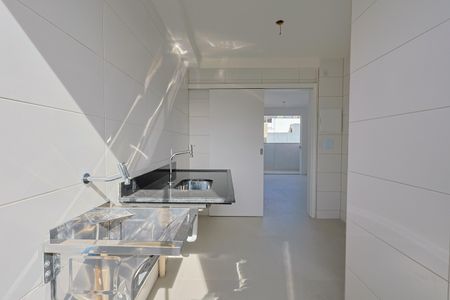 Apartamento à venda com 58m², 2 quartos e 2 vagas Apartamento à venda com 58m², 2 quartos e 2 vagasCozinha e Área de Serviço