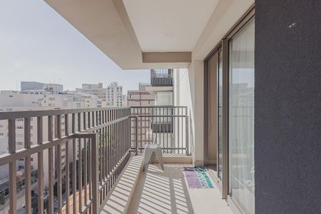 Studio à venda com 26m², 1 quarto e sem vagaVaranda