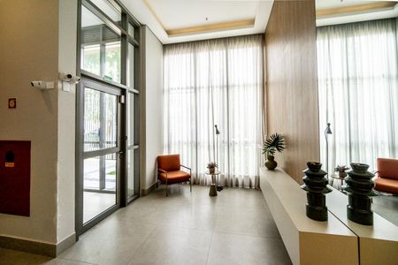 Studio para alugar com 27m², 1 quarto e sem vagaHall social