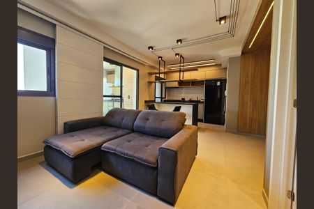 Sala de apartamento para alugar com 1 quarto, 61m² em Jardim das Acacias, São Paulo