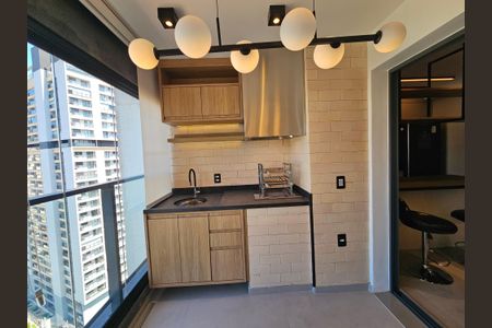 Sacada de apartamento para alugar com 1 quarto, 61m² em Jardim das Acacias, São Paulo