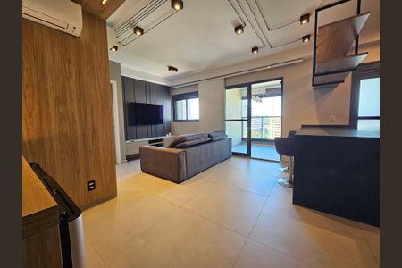 Sala de apartamento para alugar com 1 quarto, 61m² em Jardim das Acacias, São Paulo