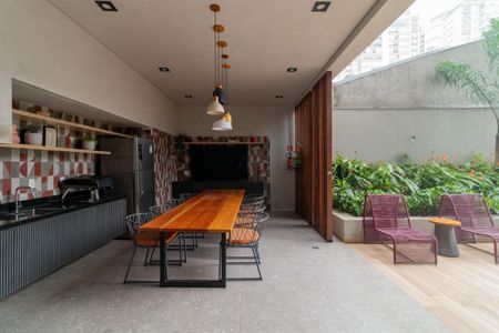 Apartamento para alugar com 23m², 1 quarto e sem vagaÁrea comum - Churrasqueira