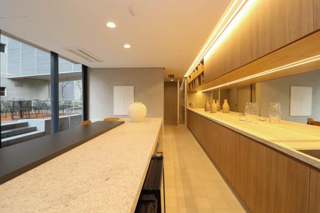 Studio à venda com 24m², 1 quarto e sem vaga Studio à venda com 24m², 1 quarto e sem vagaÁrea gourmet