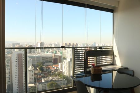 Studio para alugar com 28m², 1 quarto e sem vagaVaranda