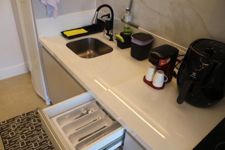 Studio para alugar com 28m², 1 quarto e sem vagaCozinha