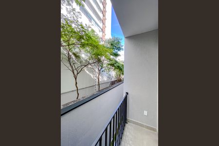 Studio à venda com 44m², 1 quarto e sem vagaVaranda