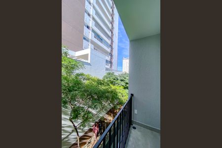 Studio à venda com 61m², 1 quarto e sem vagaVaranda