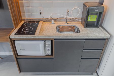 Studio à venda com 27m², 1 quarto e sem vagaCozinha