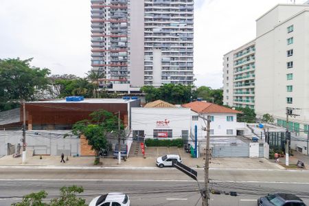 Sala - Vista de apartamento para alugar com 3 quartos, 102m² em Santo Amaro, São Paulo