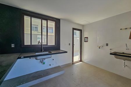 Cozinha e Área de Serviço de apartamento à venda com 2 quartos, 108m² em Gutierrez, Belo Horizonte