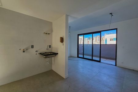 Cozinha e Área de Serviço de apartamento à venda com 2 quartos, 108m² em Gutierrez, Belo Horizonte