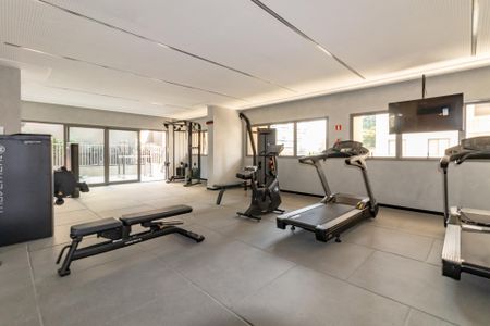 Studio à venda com 26m², 1 quarto e sem vaga Studio à venda com 26m², 1 quarto e sem vagaÁrea comum - Academia