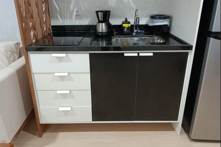 Studio para alugar com 36m², 1 quarto e sem vaga Studio para alugar com 36m², 1 quarto e sem vagaCozinha