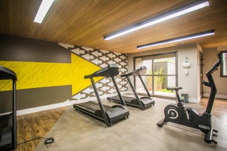 Studio para alugar com 24m², 1 quarto e sem vaga Studio para alugar com 24m², 1 quarto e sem vagaÁrea comum - Academia