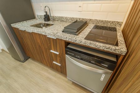 Studio à venda com 39m², 1 quarto e sem vagaCozinha