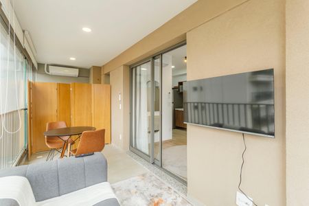 Studio à venda com 39m², 1 quarto e sem vagaVaranda