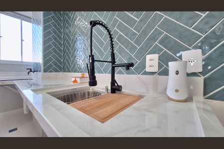 Apartamento à venda com 40m², 2 quartos e sem vaga Apartamento à venda com 40m², 2 quartos e sem vagaCozinha e Área de Serviço