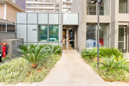 Studio para alugar com 19m², 1 quarto e sem vaga Studio para alugar com 19m², 1 quarto e sem vagaFachada